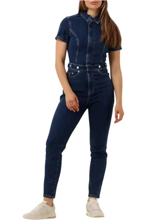 Tommy Hilfiger Dames, Jumpsuits & Playsuits, Blauw, Maat: XS Denim
