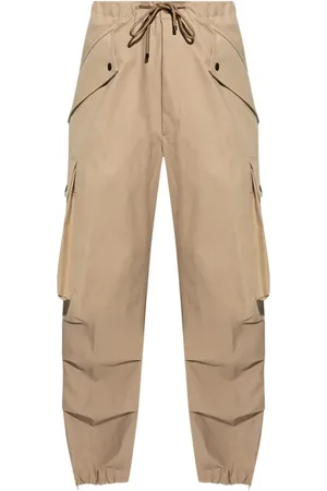 DRIES VAN NOTEN Heren, Broeken, Bruin, Maat: M Katoen