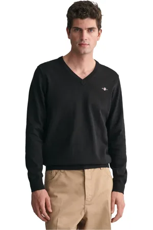 GANT Heren, Truien, Zwart, Maat: XL Katoen