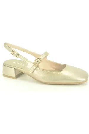 Hispanitas Dames, Schoenen, Geel, Maat: 35 EU Leer