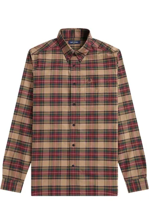 Fred Perry Heren, Overhemden, Veelkleurig, Maat: XL Katoen