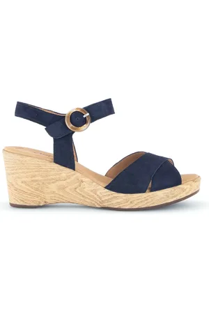 Gabor Dames, Schoenen, Blauw, Maat: 41 EU Suède