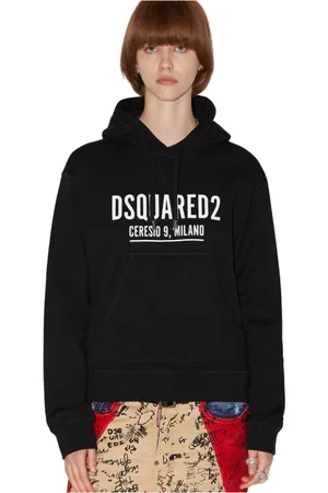 Dsquared2 Dames, Sweatshirts & Hoodies, Zwart, Maat: 2XS