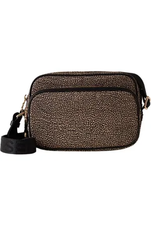 Borbonese Dames, Tassen, Veelkleurig, Maat: ONE Size Leer