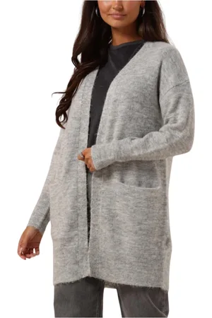 SELECTED Dames, Truien, Grijs, Maat: XS Wol