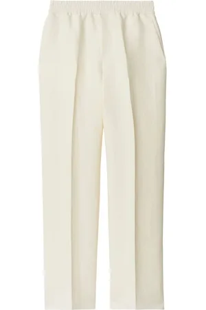 Burberry Dames, Broeken, Wit, Maat: 3XS Viscose