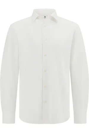 Boggi Milano Heren, Overhemden, Wit, Maat: XL Jersey