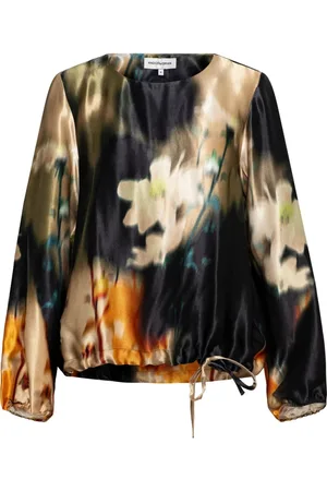 &Co Woman Dames, Blouses & Shirts, Veelkleurig, Maat: XS Satijn