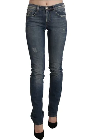 ERMANNO SCERVINO Dames, Jeans, Blauw, Maat: W26 Denim