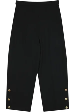 Elisabetta Franchi Dames, Broeken, Zwart, Maat: L