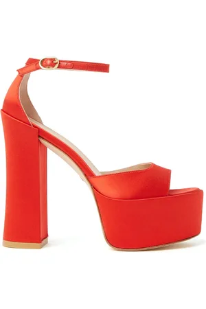 Stuart Weitzman Dames, Schoenen, Rood, Maat: 39 EU Leer
