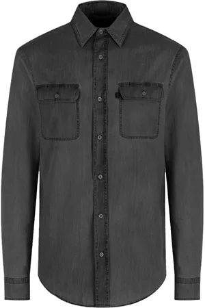 Paul & Shark Heren, Overhemden, Zwart, Maat: 2XL Denim