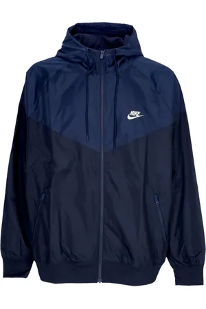 Nike Heren, Jassen, Blauw, Maat: XS Zijde