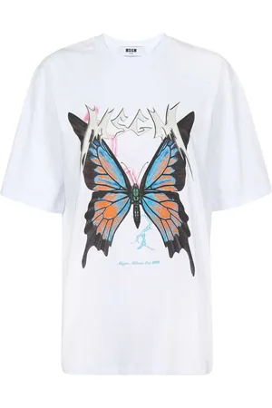 Msgm Dames, Tops, Wit, Maat: XS Katoen