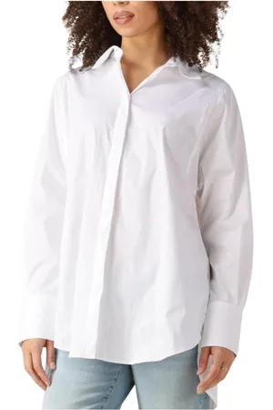 Mos Mosh Dames, Blouses & Shirts, Wit, Maat: S Katoen