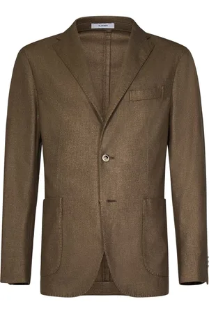 Boglioli Heren, Jassen, Bruin, Maat: XL Wol