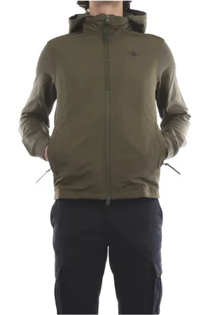 Aeronautica Militare Heren, Jassen, Groen, Maat: M Katoen