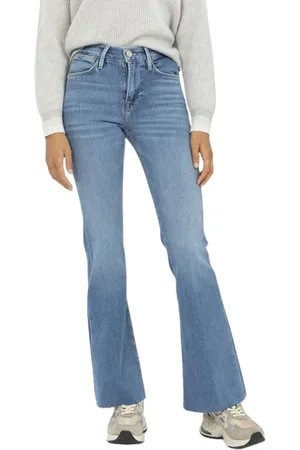Frame Dames, Jeans, Blauw, Maat: W24 Katoen