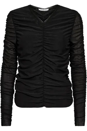 Co`Couture Dames, Blouses & Shirts, Zwart, Maat: M Poliester