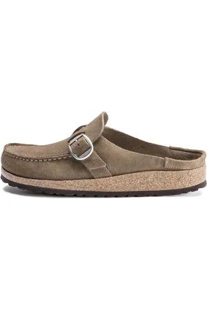 Birkenstock Dames, Schoenen, Grijs, Maat: 39 EU Leer