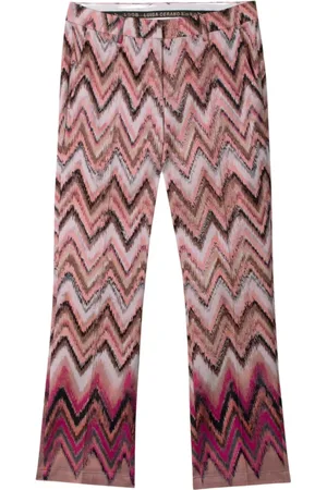 Luisa Cerano Dames, Broeken, Roze, Maat: XS Corduroy