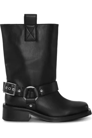 Ganni Dames, Schoenen, Zwart, Maat: 38 EU Leer