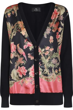 Etro Dames, Truien, Veelkleurig, Maat: M Wol