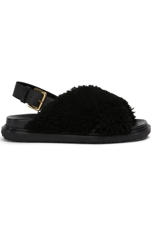 Marni Dames, Schoenen, Zwart, Maat: 37 EU Leer