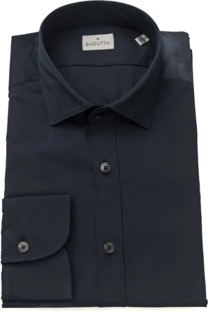 BAGUTTA Heren, Overhemden, Blauw, Maat: 7XL Katoen