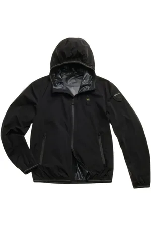 Blauer Heren, Jassen, Zwart, Maat: XL Nylon