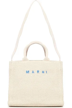 Marni Dames, Tassen, Wit, Maat: ONE Size Katoen