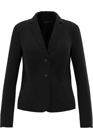 Marc Cain Dames, Jassen, Zwart, Maat: XL Leer