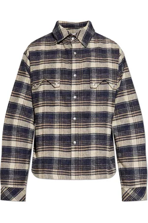 Rhude Heren, Overhemden, Blauw, Maat: S Katoen