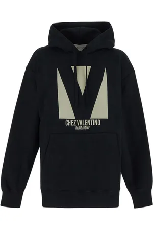 VALENTINO Heren, Sweatshirts & Hoodies, Zwart, Maat: S