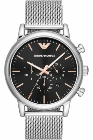 Emporio Armani Heren, Accessoires, Grijs, Maat: ONE Size