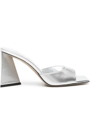 The Attico Dames, Schoenen, Grijs, Maat: 37 EU Katoen