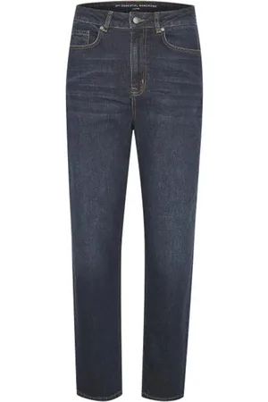 My Essential Wardrobe Dames, Jeans, Blauw, Maat: W31 L29 Katoen
