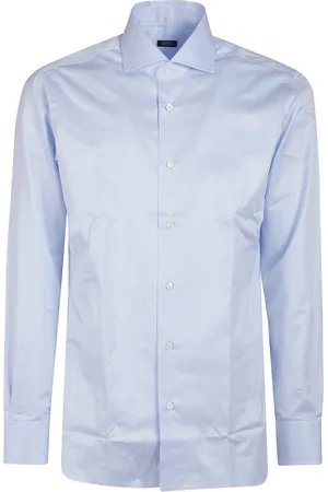 BARBA Heren, Overhemden, Blauw, Maat: L