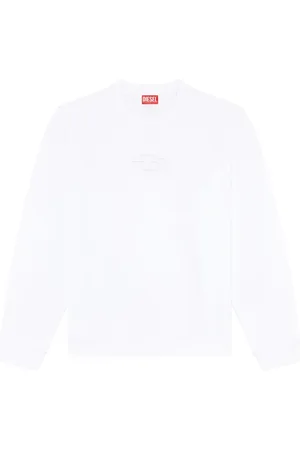 Diesel Heren, Sweatshirts & Hoodies, Wit, Maat: S Katoen