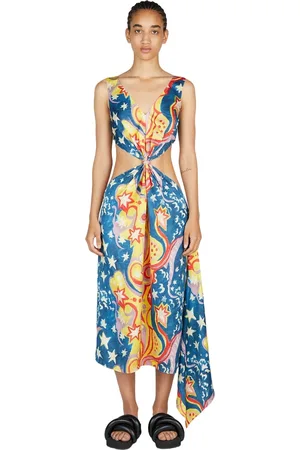 Marni Dames, Jurken, Veelkleurig, Maat: XS Viscose
