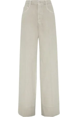 Brunello Cucinelli Dames, Broeken, , Maat: 2XS Katoen