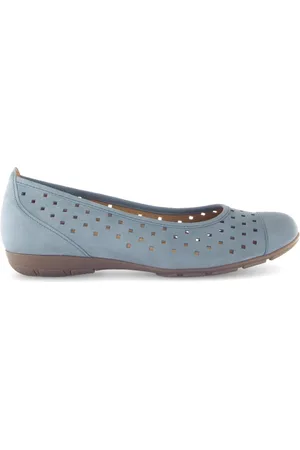 Gabor Dames, Schoenen, Blauw, Maat: 37 1/2 EU Leer