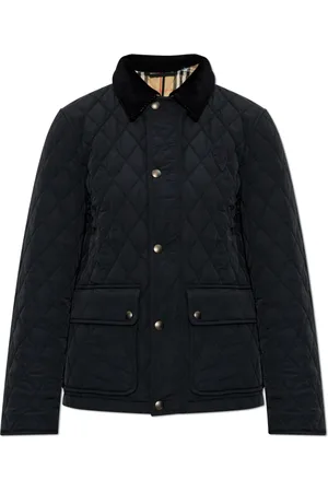 Burberry Dames, Jassen, Zwart, Maat: XS Corduroy