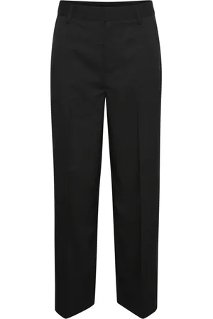 Kaffe Dames, Broeken, Zwart, Maat: XL