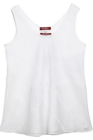 Max Mara Dames, Tops, Wit, Maat: S