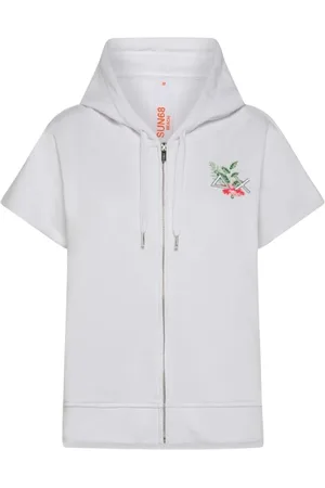 sun68 Dames, Sweatshirts & Hoodies, Wit, Maat: M