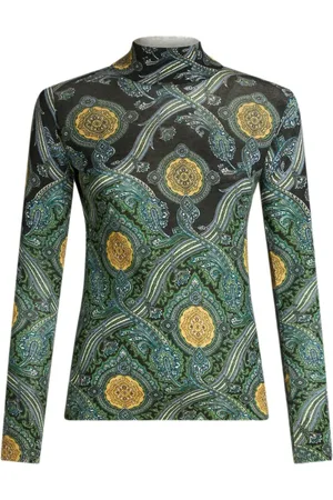 Etro Dames, Truien, Veelkleurig, Maat: M Zijde