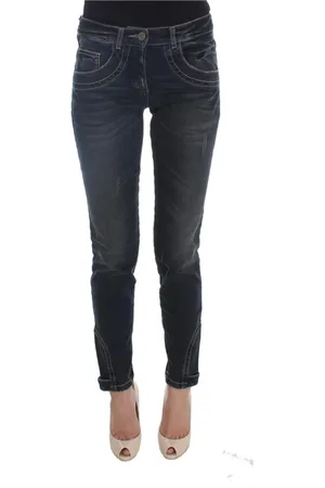ERMANNO SCERVINO Dames, Jeans, Blauw, Maat: XS Katoen