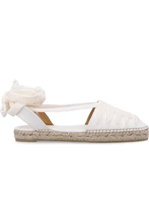 Castaner Dames, Schoenen, Wit, Maat: 39 EU Satijn