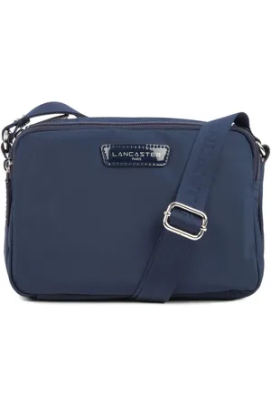 Lancaster Dames, Tassen, Blauw, Maat: ONE Size Leer